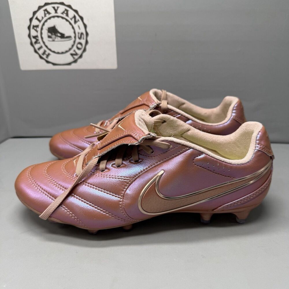 Nike Tiempo Ligera Pro LE Cleats Metallic Red Bronze IO9607-960 Men Sz 6.5 NEW
